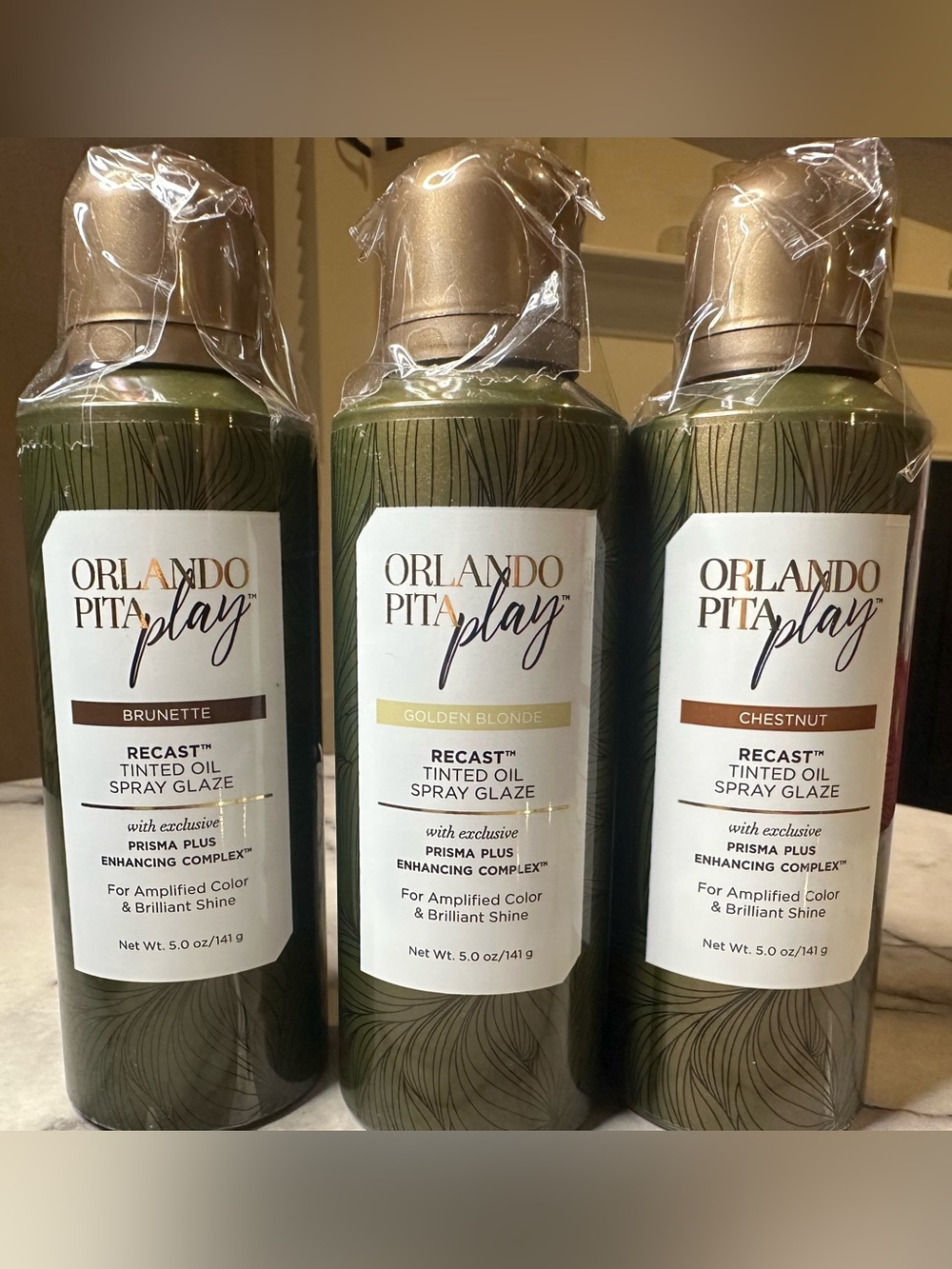 Recast Tinted Oil Spray Glaze 3 different colors available each